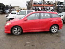 2004 TOYOTA MATRIX XR RED 1.8L AT Z17566